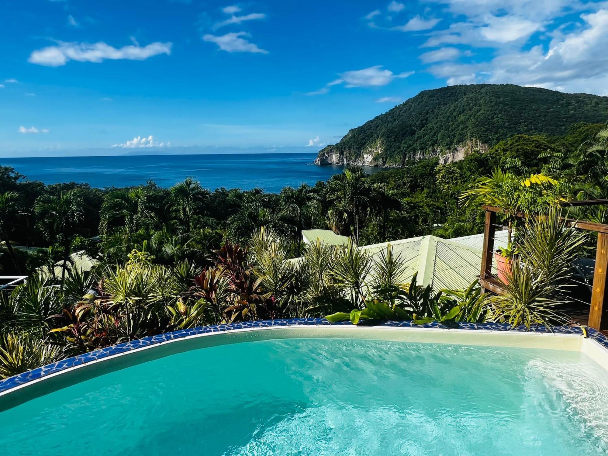 Vue Mer/3Beds/Piscine/Wifi/900 Metres De La Plage Deshaies Ngoại thất bức ảnh