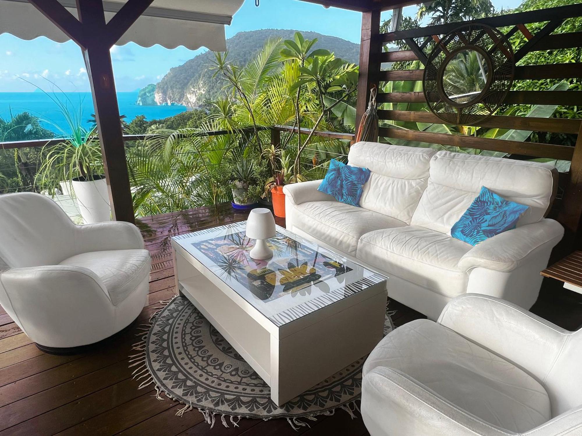 Vue Mer/3Beds/Piscine/Wifi/900 Metres De La Plage Deshaies Ngoại thất bức ảnh